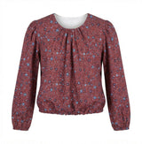 Wren Top Amber Floral