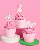 Emerald City Cupcake Set - 24 sets of liners + toppers