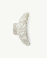 Jumbo Heirloom Claw in White Shell
