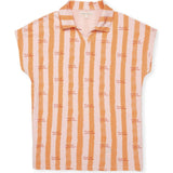 Organic Tunic Dress in Starburst Stripe