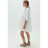 Alcala Linen Dress - Off White