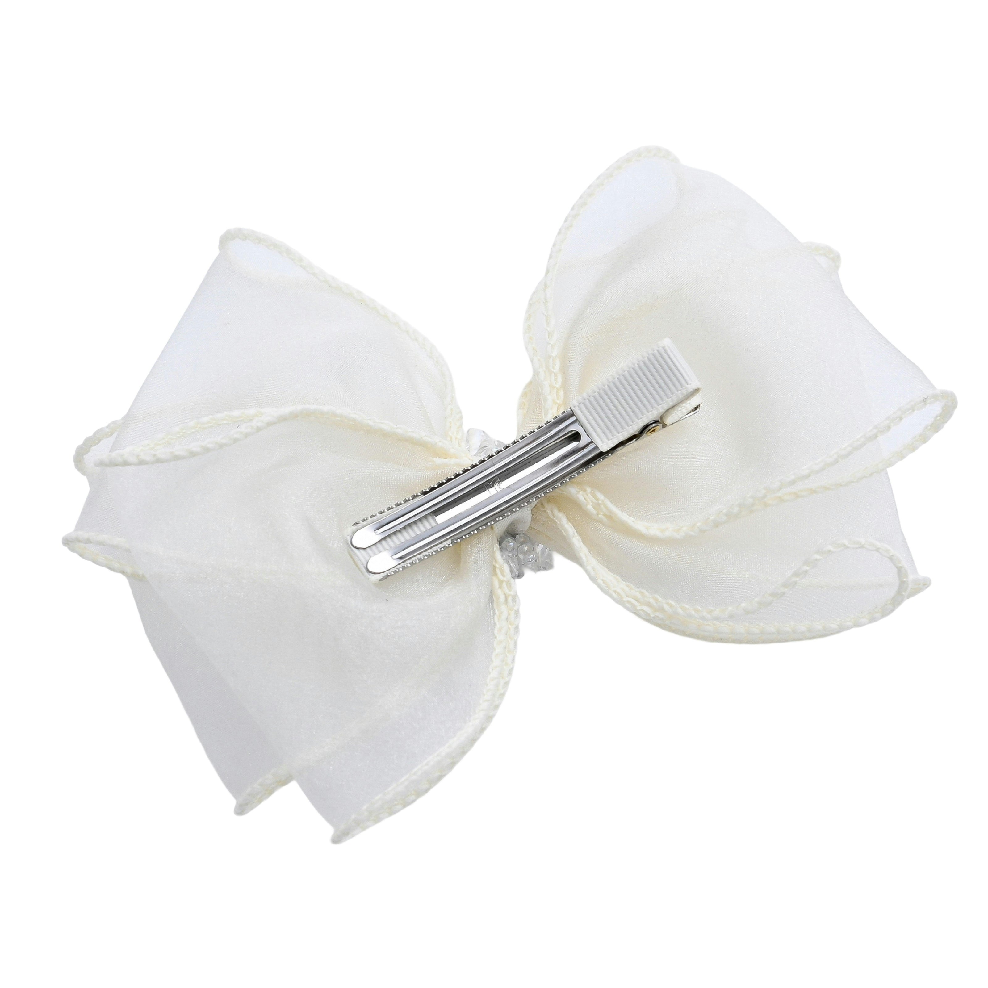 Multicolor Crystal Accent Bow Set