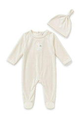 Velour Bunny Footie