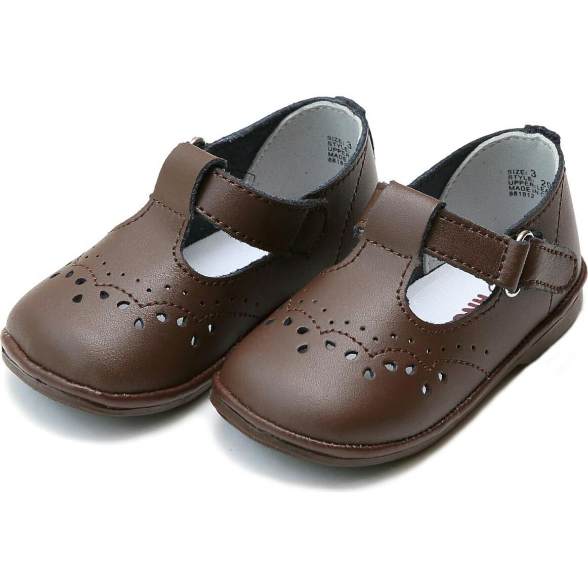 Birdie Leather T-Strap Mary Jane (Baby)