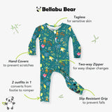 Mandrakes Potions & Herbs Bamboo Convertible Footie