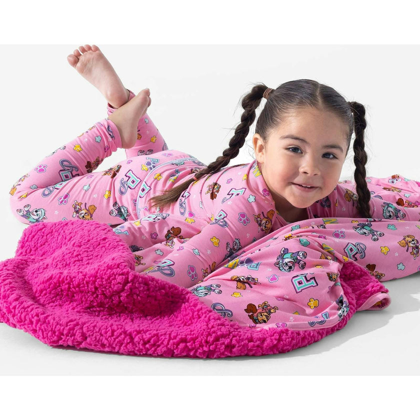 PAW Patrol: Varsity Pink Bamboo Kids Pajamas