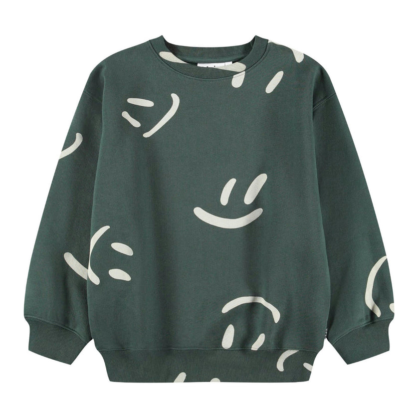Molo Monti Big Smiles Taxus Sweatshirt
