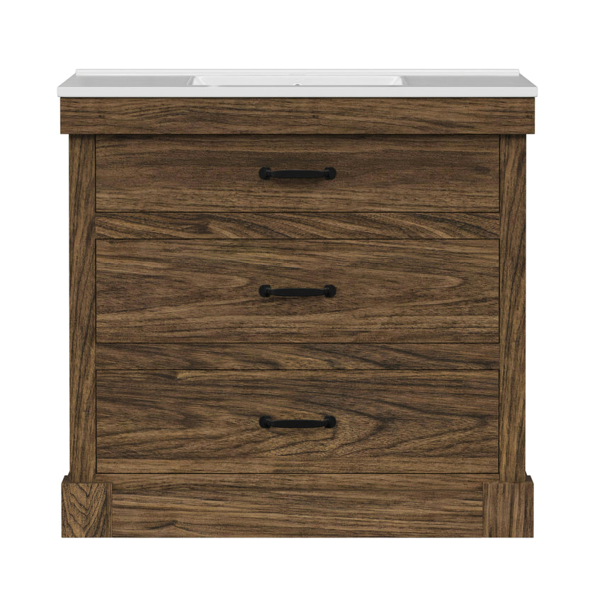 Teamson Home Donovan 36" Single Bathroom Vanity with Two Drawers