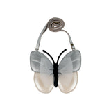 Alja Purse | Vlinder | Silver Grey Metallic Leather