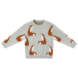 Knitted Birdseye Jacquard Sweater