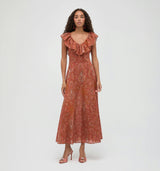 The Milani Dress -  Cypress Paisley