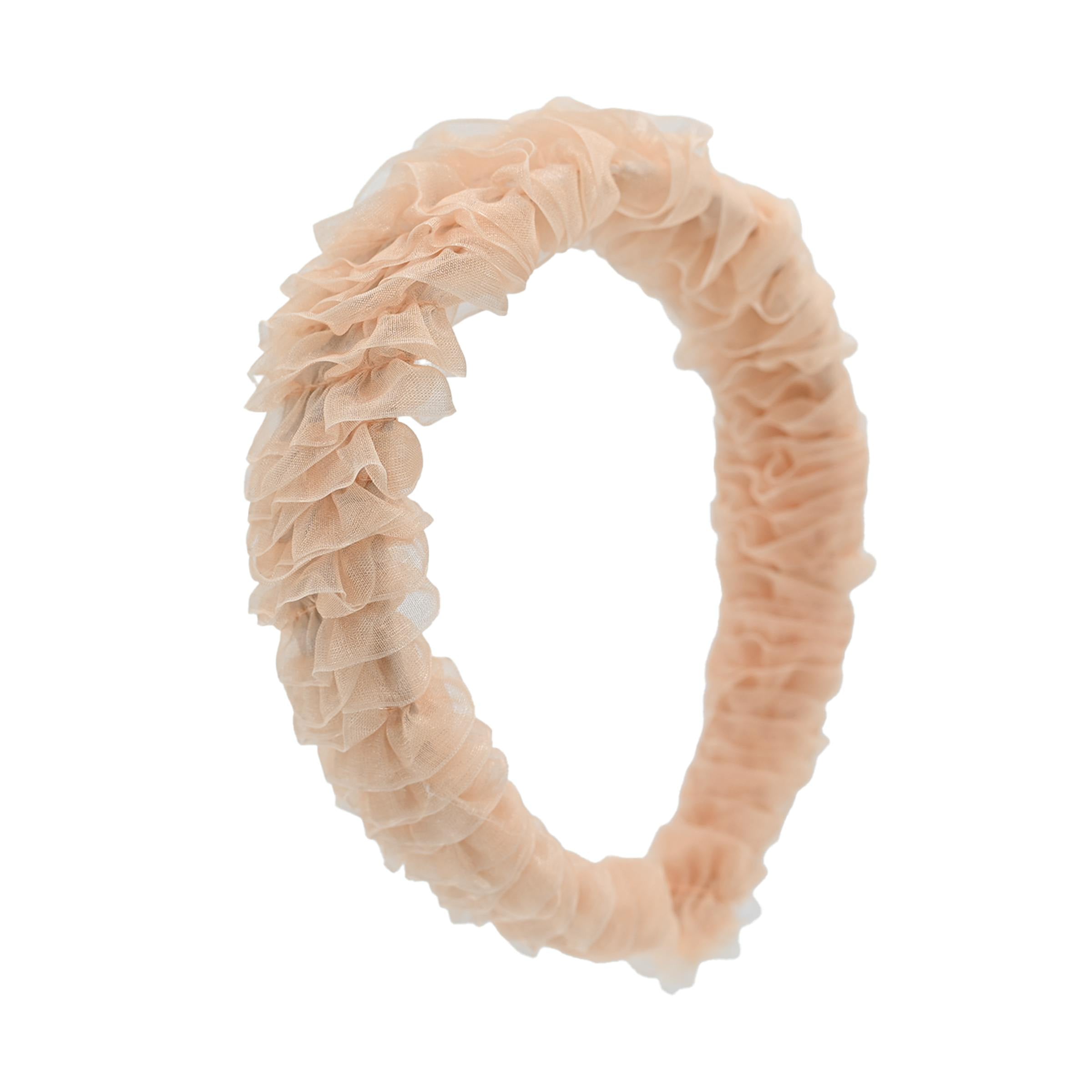 Multicolored Tulle Ruffle Headband