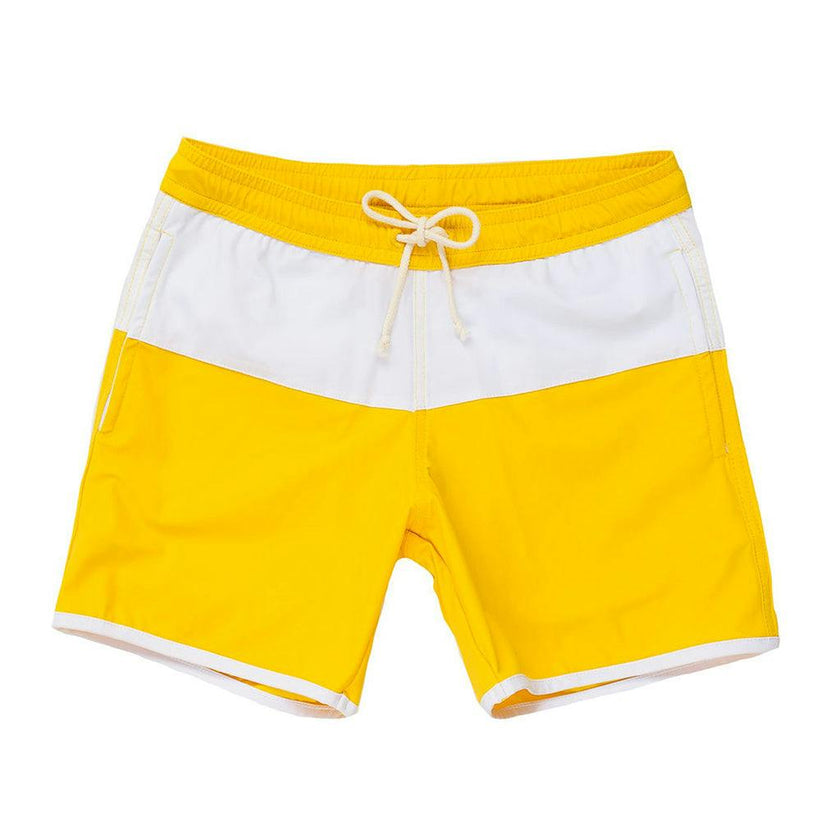 Jack Swim Shorts Sicilian Yellow And Ivory