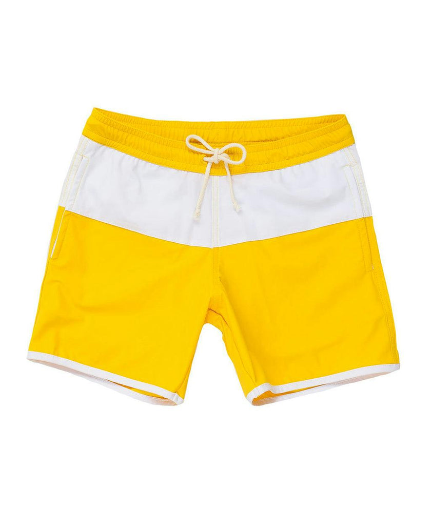 Jack Swim Shorts Sicilian Yellow And Ivory