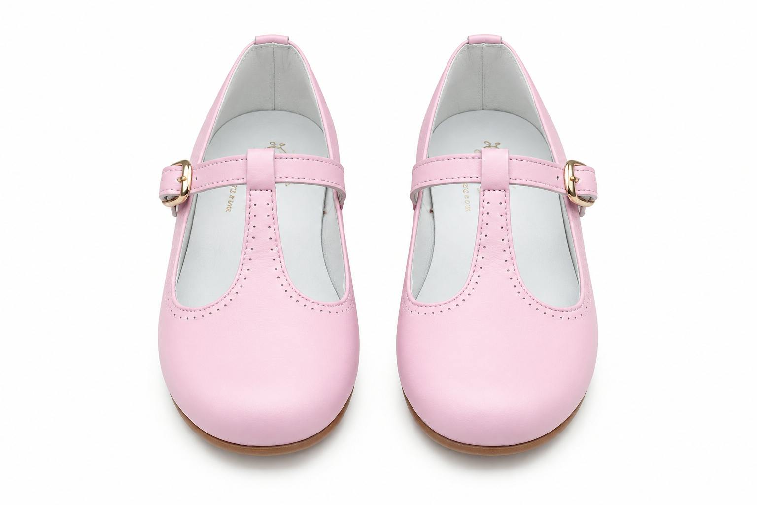 T-Strap in Poppy Pink