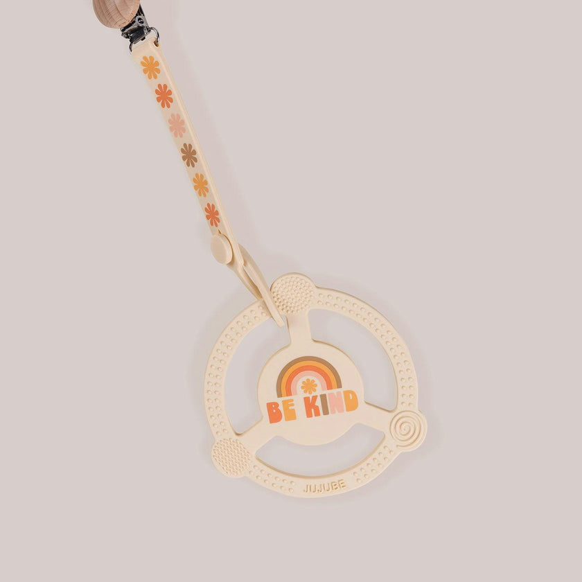 JuJuBe × Studio Oh! Silicone Teether Ring With Detachable Clip