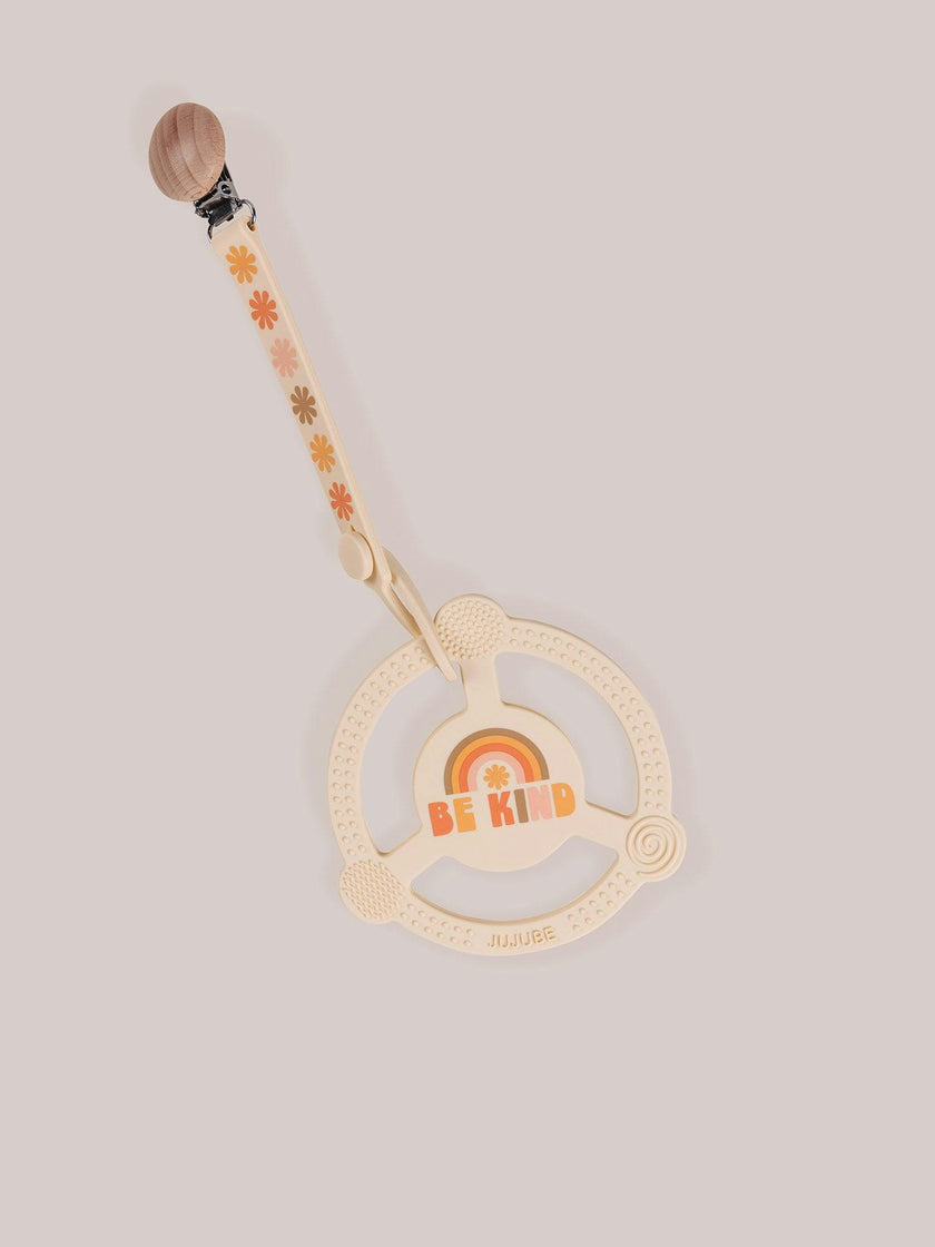 JuJuBe × Studio Oh! Silicone Teether Ring With Detachable Clip