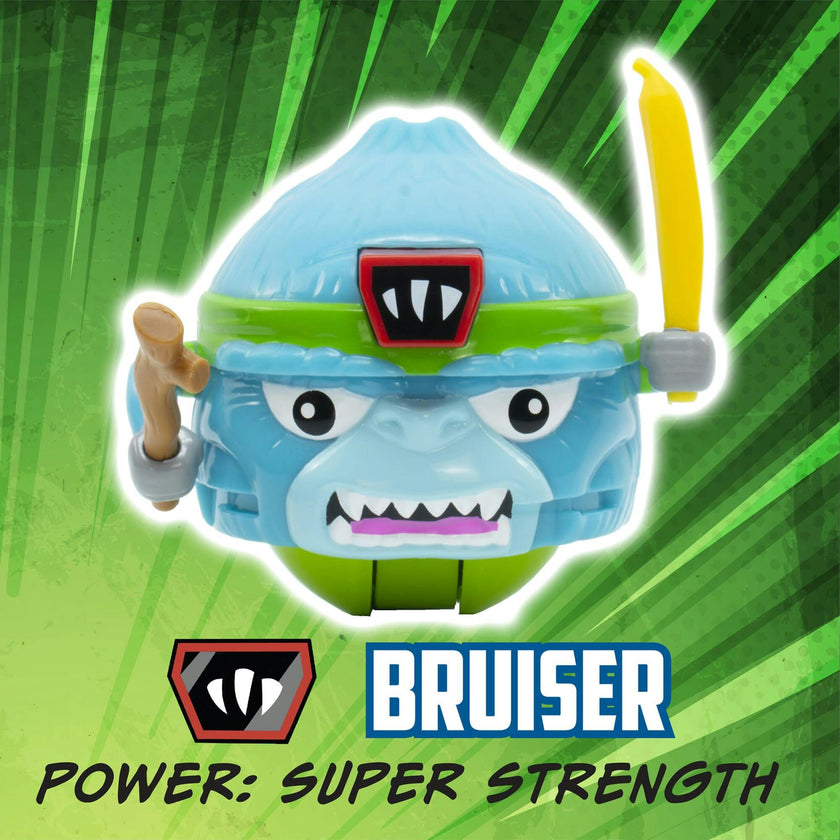 Battle Ballz: Training Pack - Bruiser - Weapon Wielding Toy Gorilla