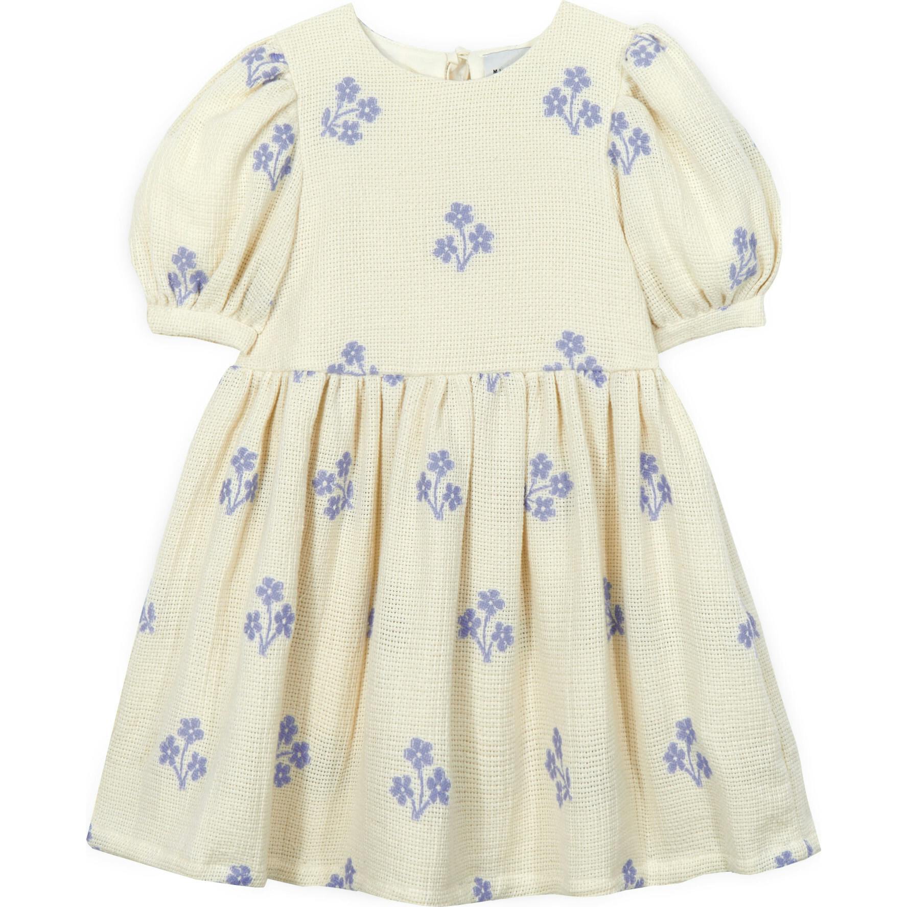 Mipounet SS26 Sandrine, Dress Ecru Blue