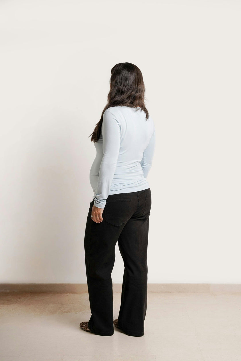 Liv Long Sleeve Maternity Crew Neck Tee