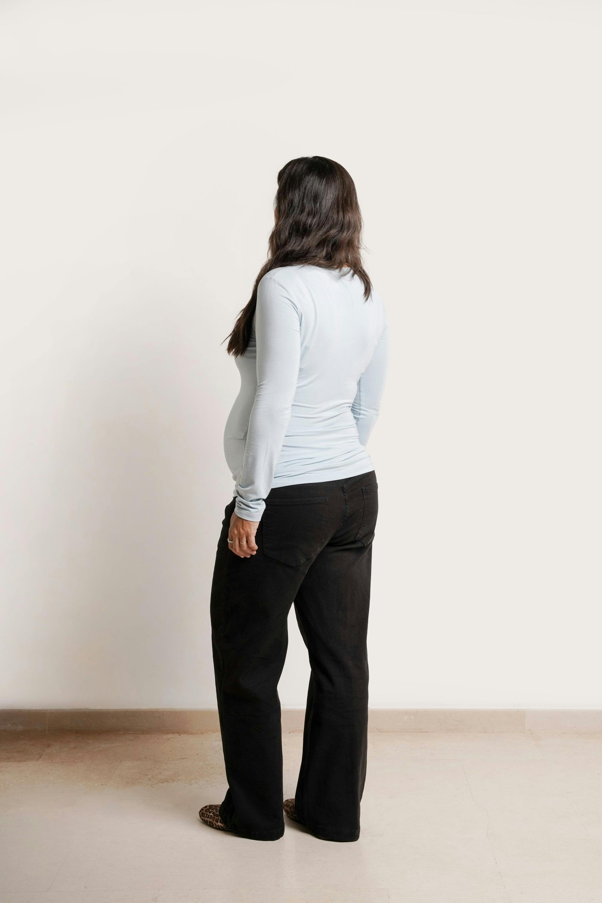 Liv Long Sleeve Maternity Crew Neck Tee