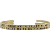 Women's "They Chose Me to Be Their Mommy" Bracelet