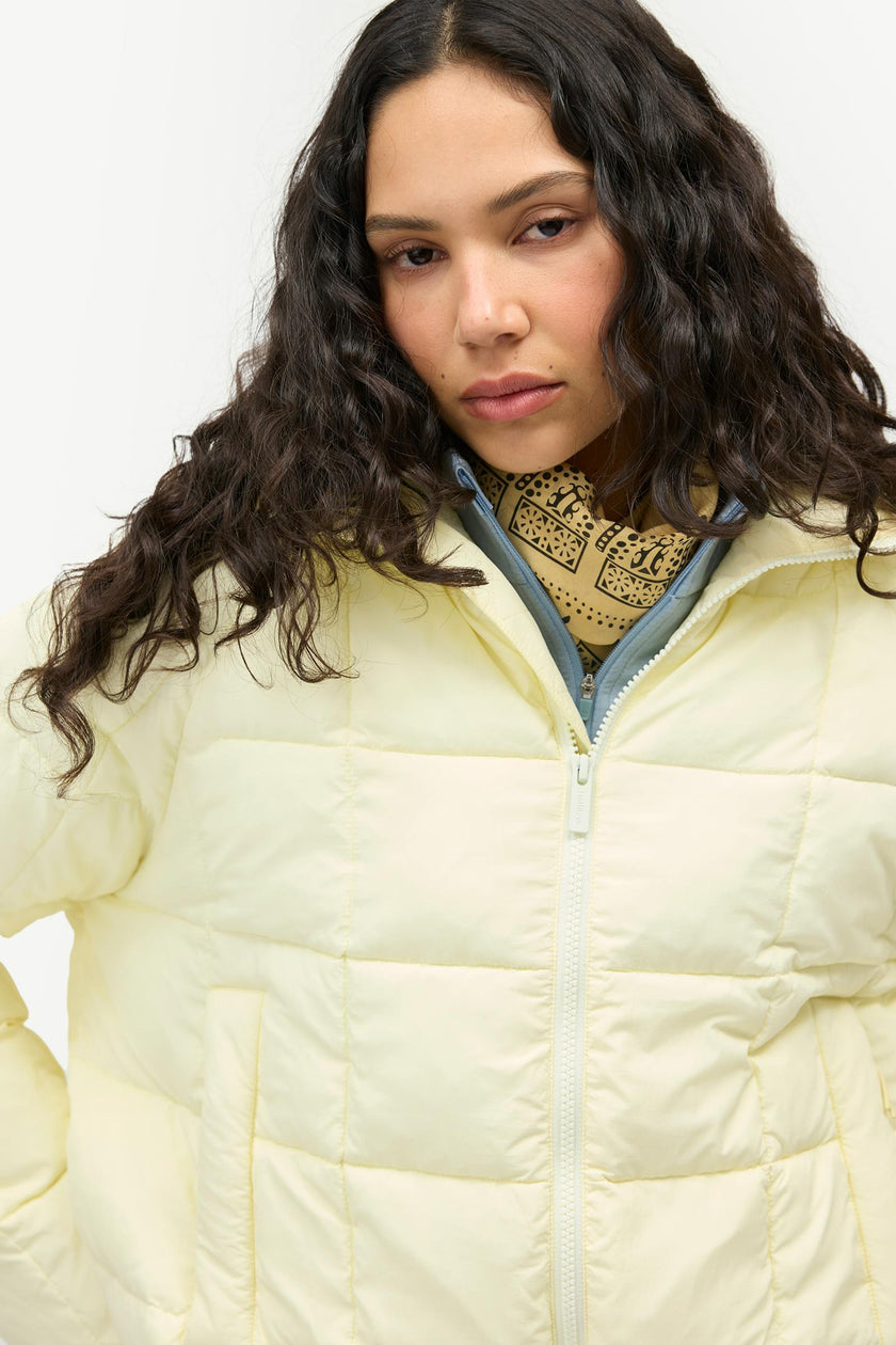 Nellie Packable Puffer Jacket, Chardonnay