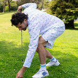 Men's Golf Sleep Shorts - Organic Cotton Poplin
