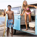 Sustainable Comfort Lined Drawstring Swim Short