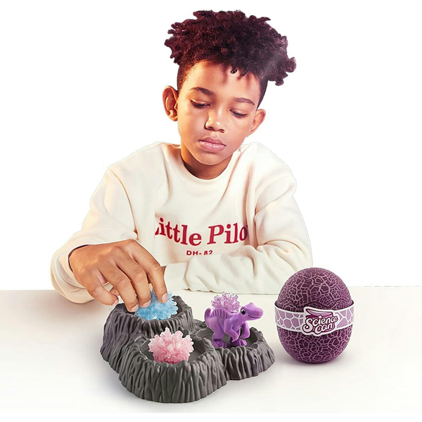 Hape: Science Can: Crystal Growing Kit - Edaphosaurus