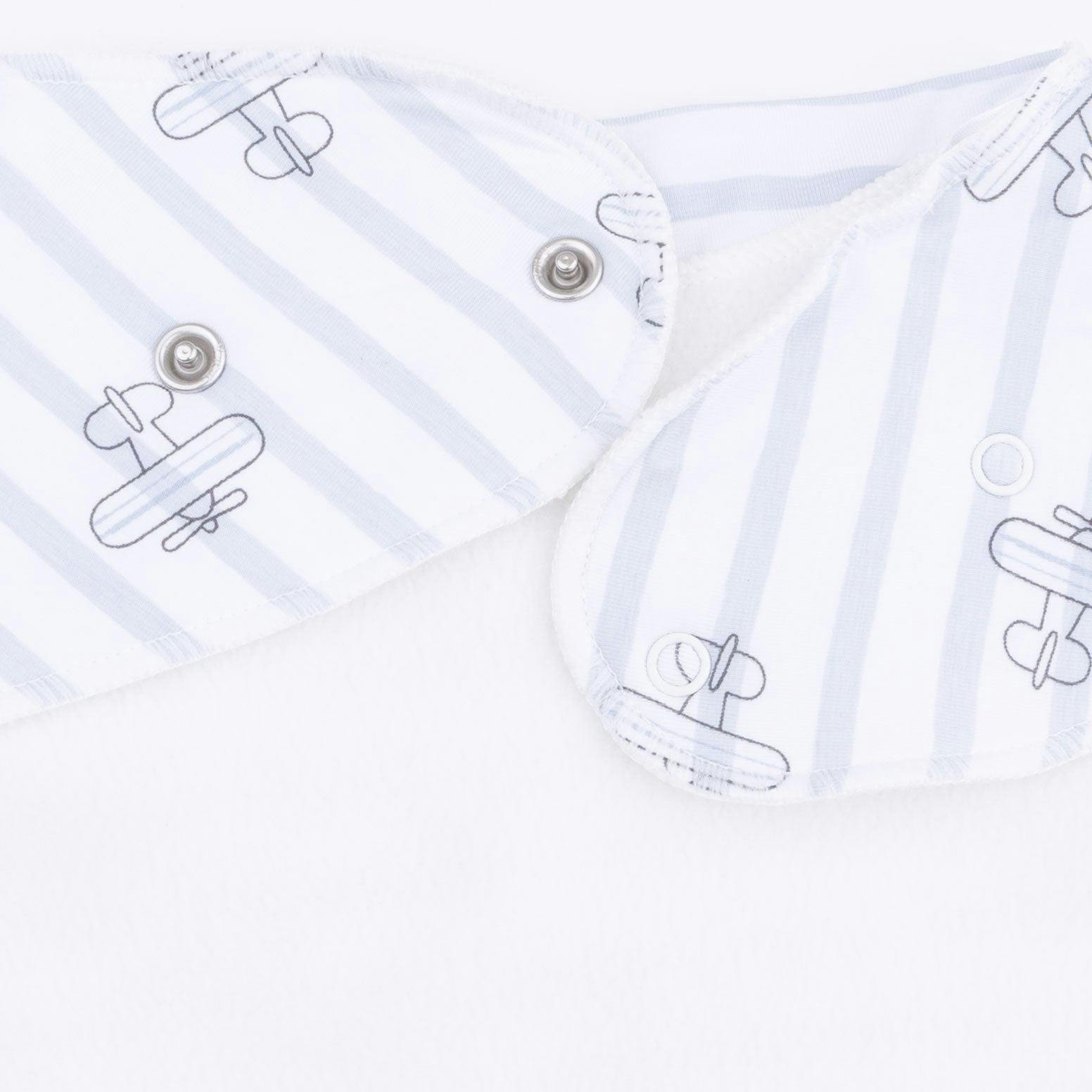 Airplane Stripe - Bandana Bib