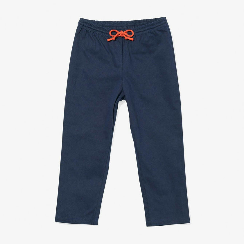 Bowie Pant, Navy with Red Drawcord