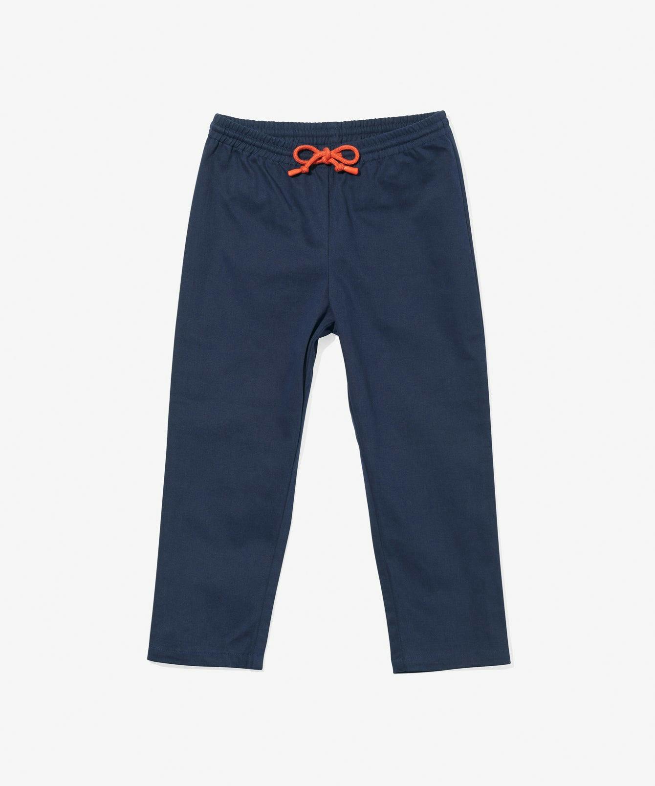 Bowie Pant, Navy with Red Drawcord