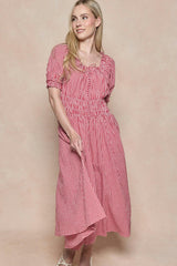 Jessie Dress in Red Gingham