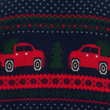 Boys Sweater & Jogger Set | Christmas Tree Trucks - Navy