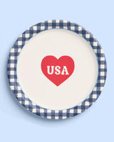 All American Plates - 24 paper plates