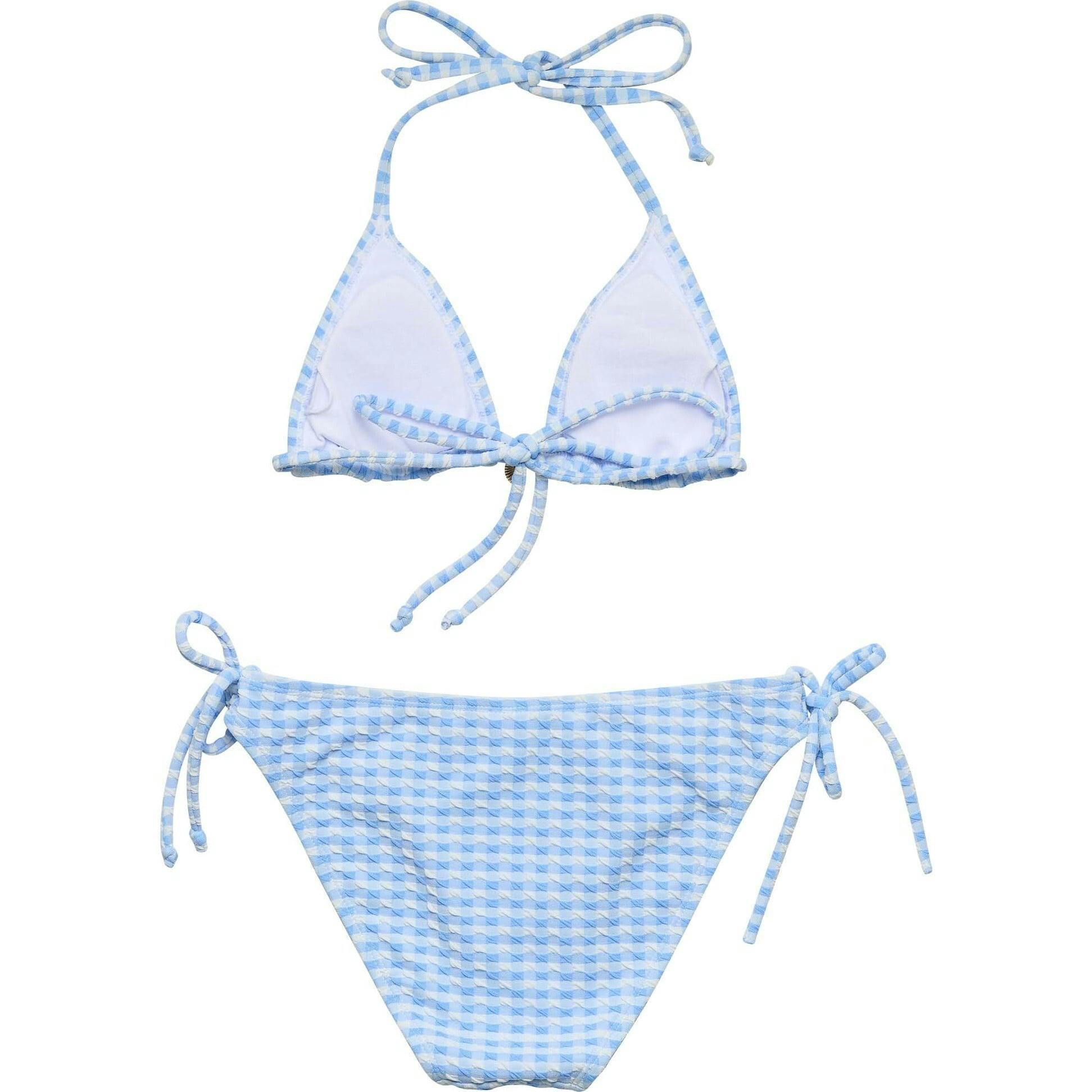 Seaside Gingham Teen Triangle Bikini