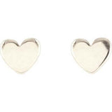 Tiny Heart Stud Earrings
