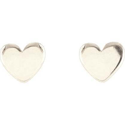 Tiny Heart Stud Earrings
