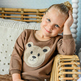 Teddy Face Applique Brooklyn Boxy