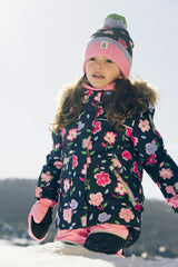 Two Piece Discover Snowsuit Blue Floral Print