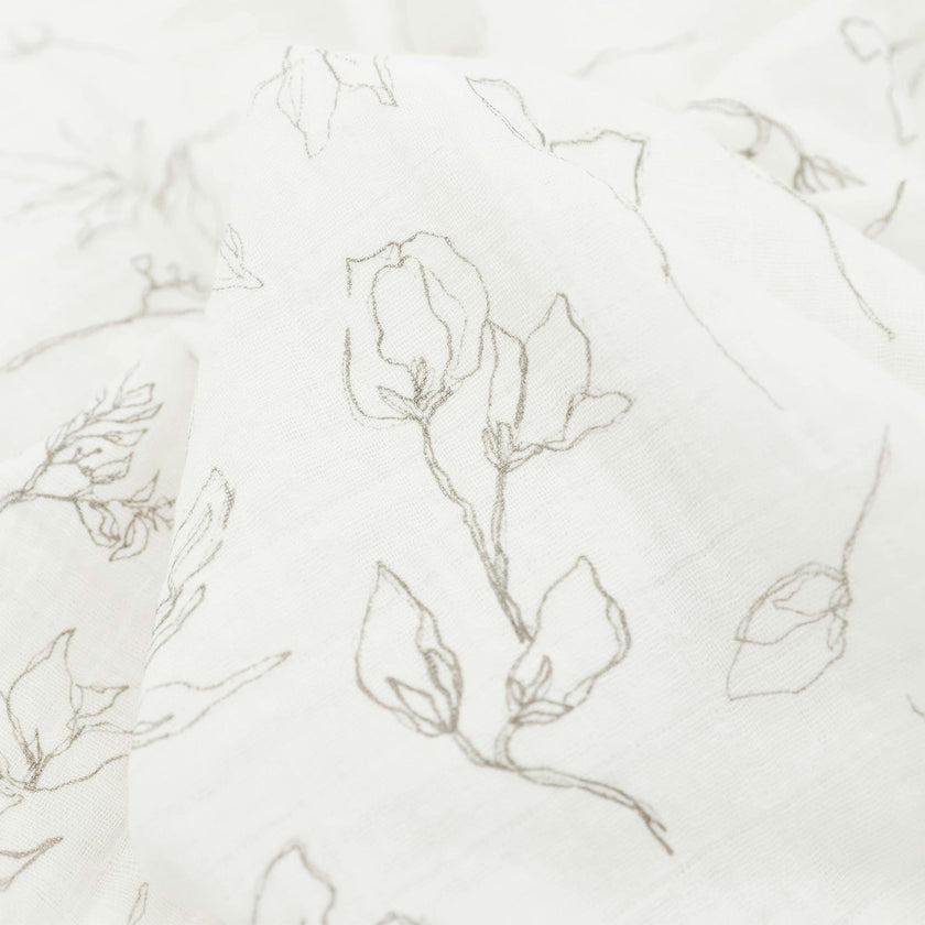 Organic Cotton Muslin Swaddle Blanket 2 Pack - Magnolia