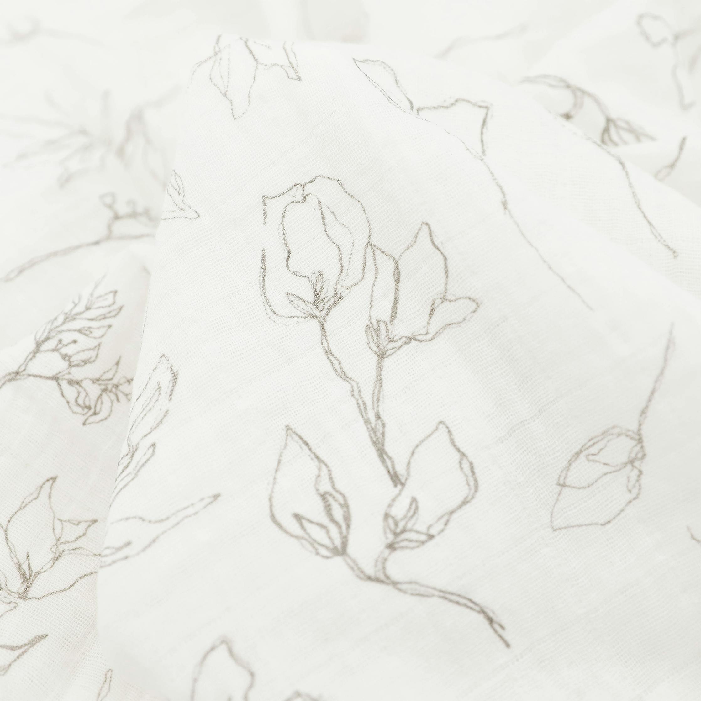 Organic Cotton Muslin Swaddle Blanket 2 Pack - Magnolia