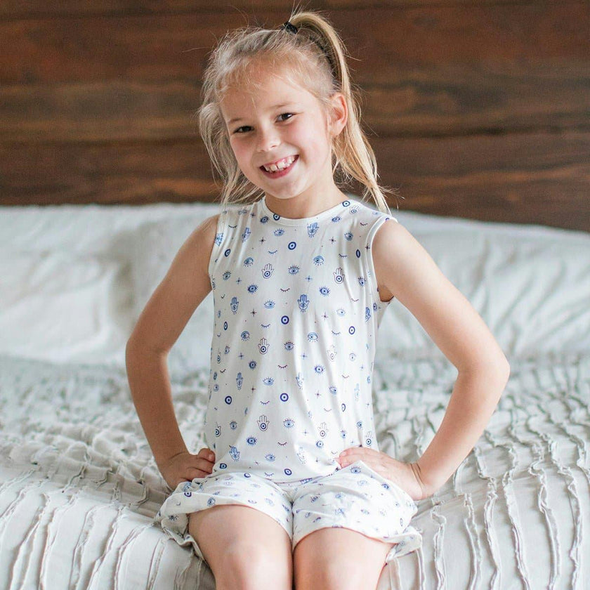 The Eye Bamboo Girls' Sleeveless Dress