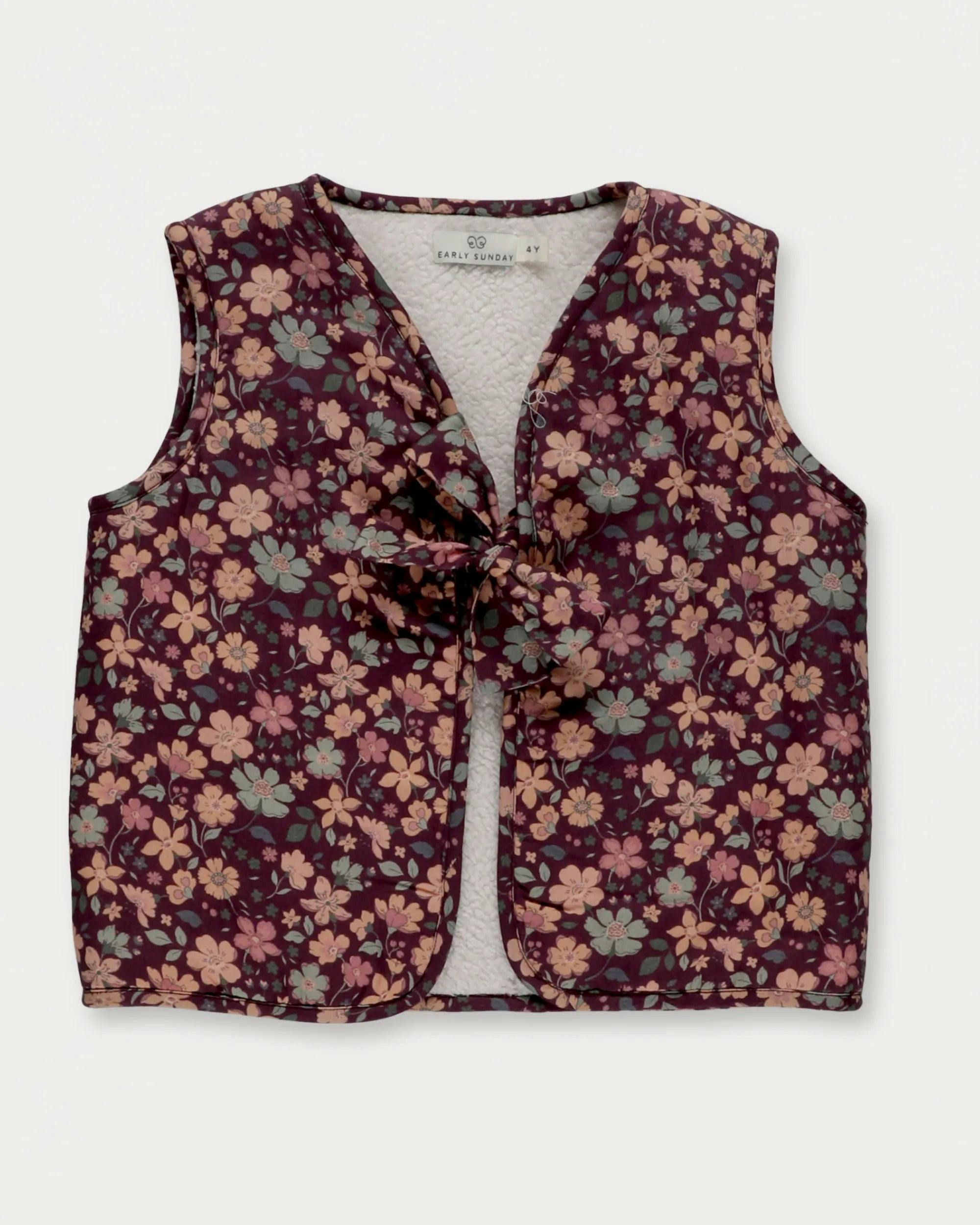 Lou Vest Jacket - Plum