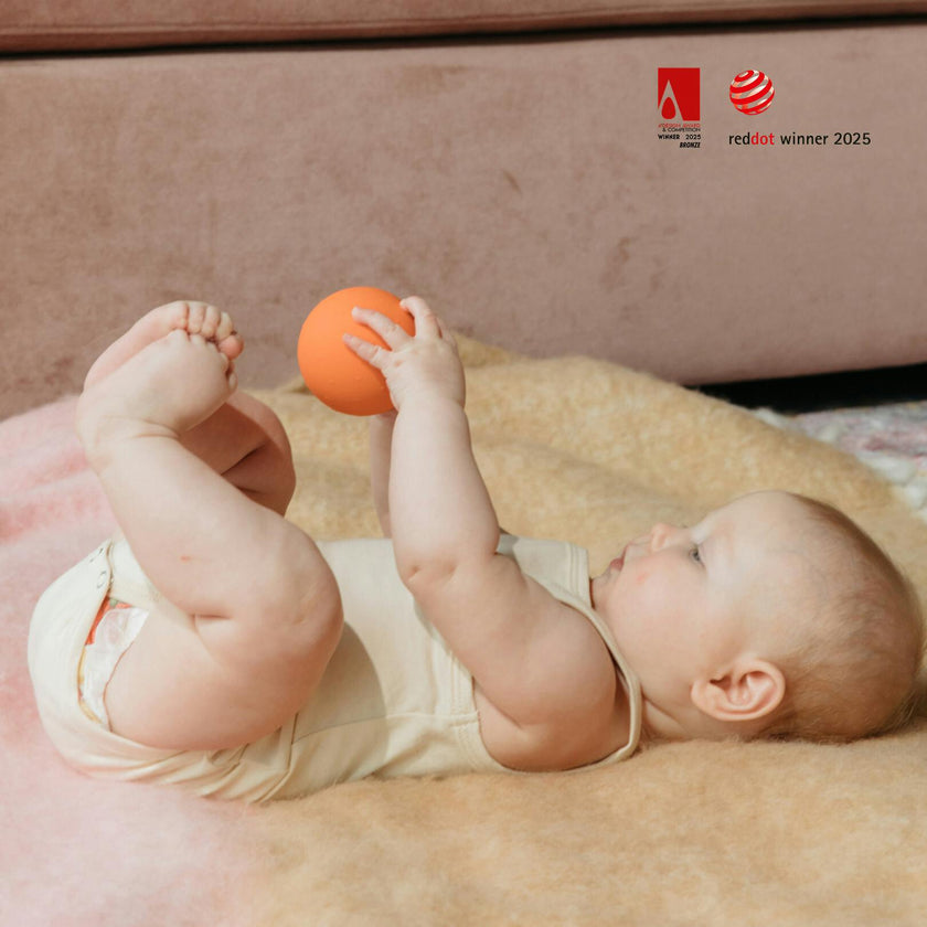 All-in-One Baby Ball Set of 2 for Sensory Bath & Play