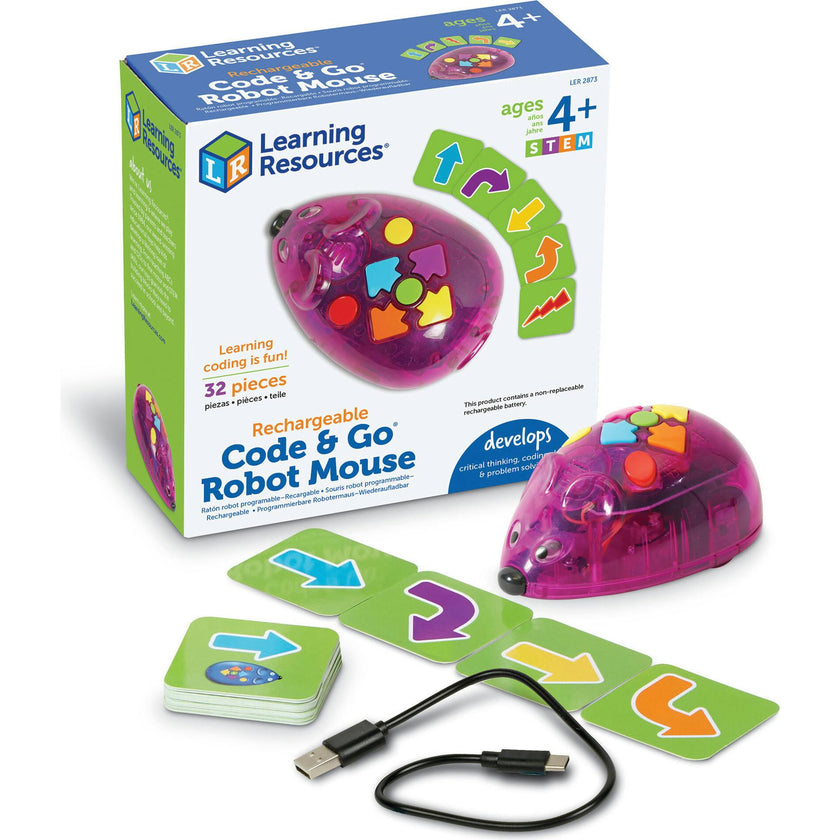 Code & Go® Robot Mouse Rechargeable