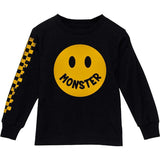 MONSTER Black Long Sleeve - Unisex for Boys and Girls
