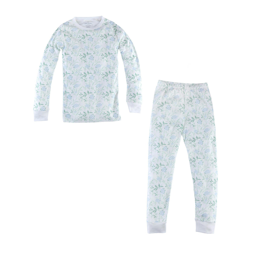Pajama Set Hydrageneas Blue
