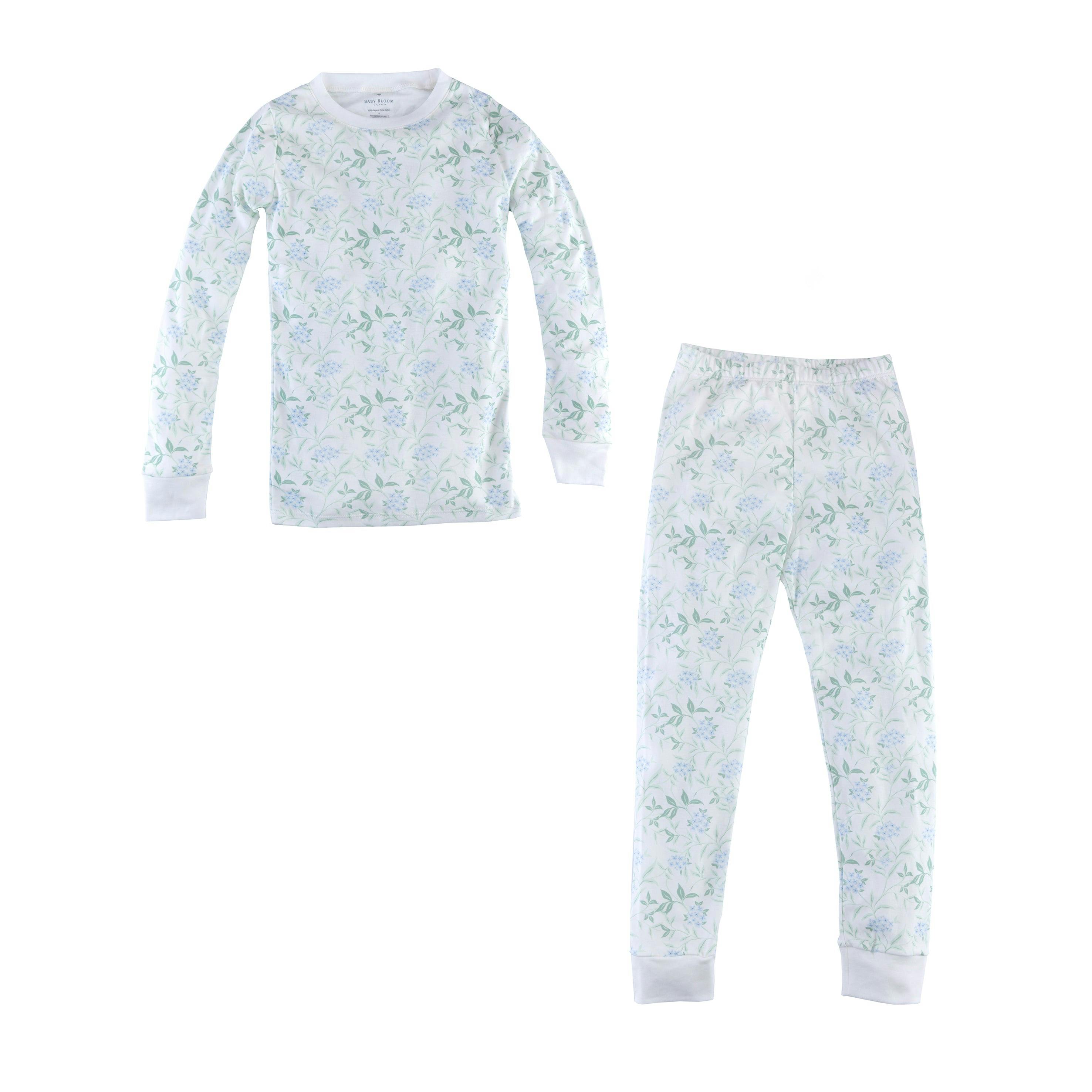 Pajama Set Hydrageneas Blue
